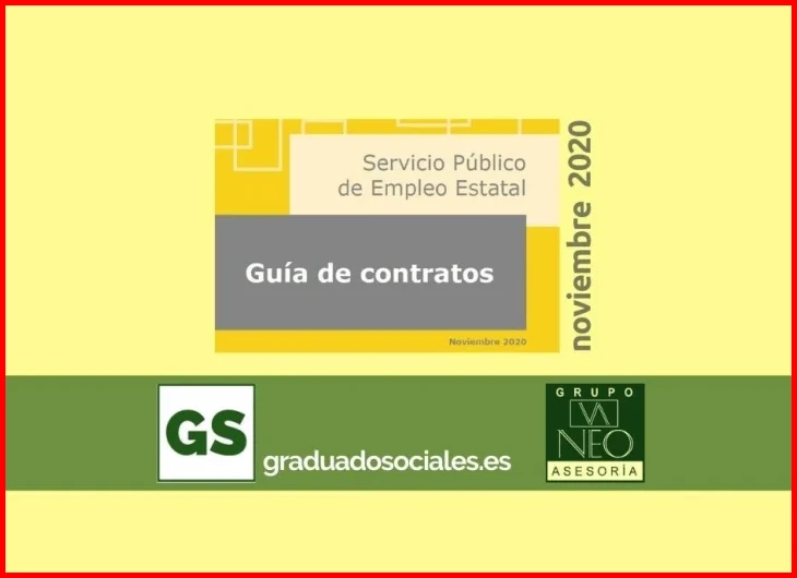 ¿Guía de contratos | Servicio Público de Empleo Estatal?